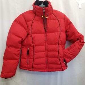 Women's 10 Obermeyer Red Down Coat Jacket